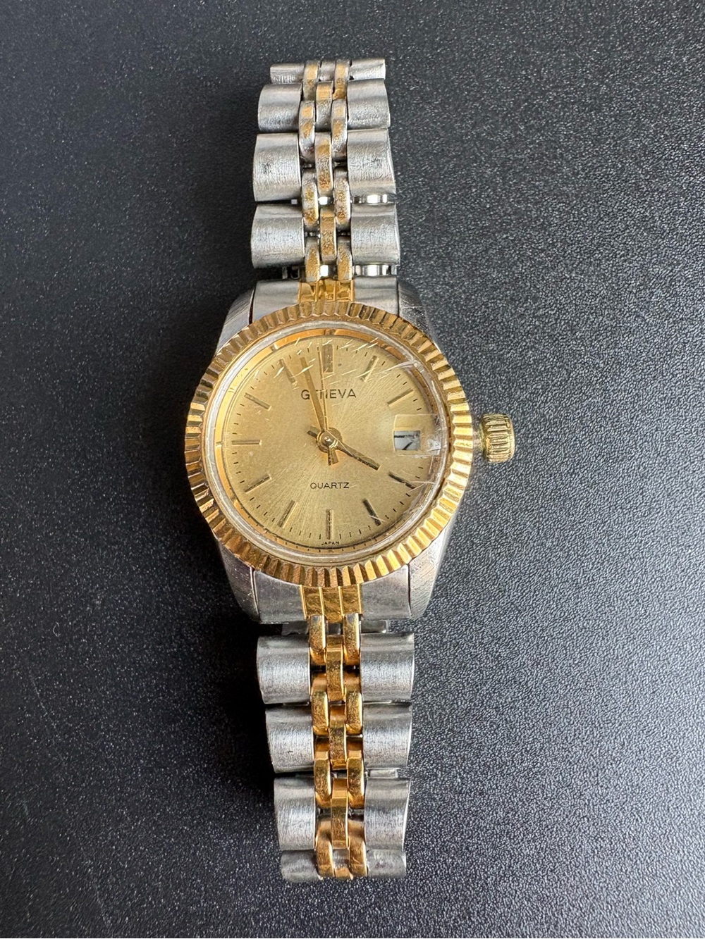 Geneva Women’s Two-Tone Gold and Silver Quartz Watch